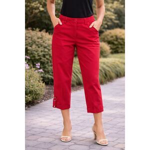 New Directions Adjustable Length Capri Red 12
